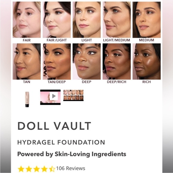 NEW DOLL 10 Hydragel Foundation - Picture 2 of 5